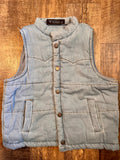 Acid Wash Puffer Vest