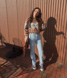 Leopard Aztec Sweater