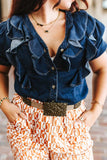Prairie Belle Ruffle Top