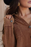 ACRES BUTTON UP • SADDLE