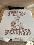 Cowboys Are My Weakness Tee