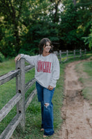 Country Club Cowgirl Fleece Crewneck