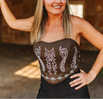 Jessie Concho Chain Corset