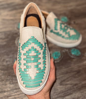 Dakota Western Tennis Shoe • Turquoise