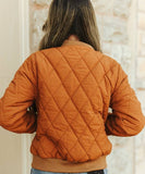 Kass Quilted Bomber Jacket