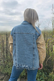 Bandana Denim Shacket