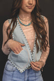 For The Love of Denim Vest