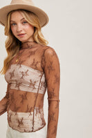 Mesh Top • Hazelnut or Ivory