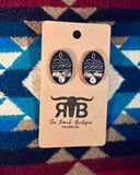 Boot Stitch Theme Earrings