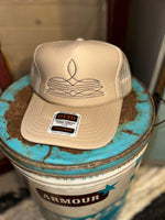 Boot Stitch Foam Trucker Hats • Multiple Color Options
