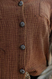 ACRES BUTTON UP • SADDLE