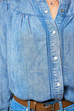 Austin Ruffle Pearl Snap