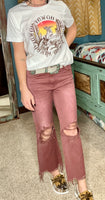 The “Riley” Cropped Flare Jeans