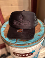 Boot Stitch Foam Trucker Hats • Multiple Color Options