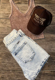 Stone Mom Shorts