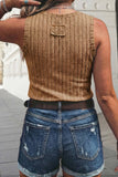 Lucy Tank Top • Pink or Camel