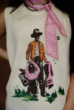 Pink Horseshoe Twilly