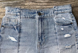 Reconstructed Mom Shorts