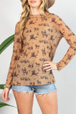 Izzy Mesh Top