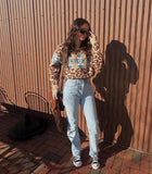 Leopard Aztec Sweater