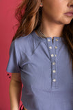 Yoakum Tee • Denim