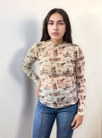 Wild & Western 3D Printed Mesh Top