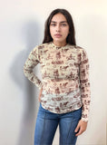 Wild & Western 3D Printed Mesh Top