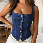 Shania Denim Tank Top
