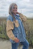 Bandana Denim Shacket