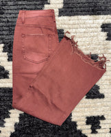 The “Riley” Cropped Flare Jeans