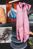 Pink Horseshoe Twilly