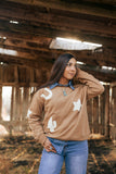 Lucky Sweatshirt • Tan or Olive