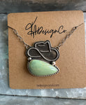 Patagonia Turquoise Cowboy Hat Necklace