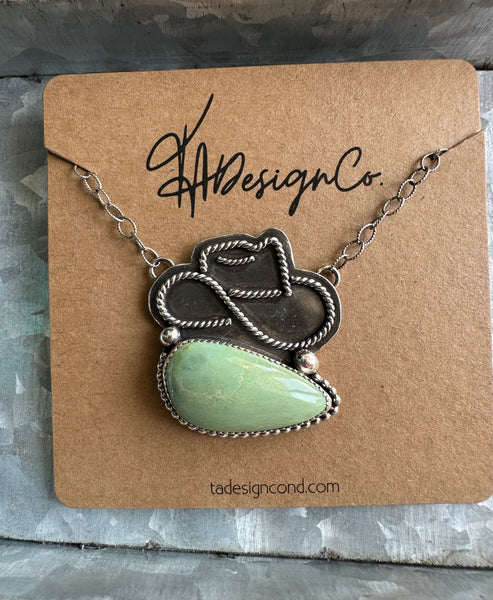Patagonia Turquoise Cowboy Hat Necklace