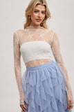 Mesh Top • Hazelnut or Ivory