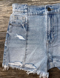 Reconstructed Mom Shorts