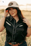 Hanny Pearl Snap • Black or Brown
