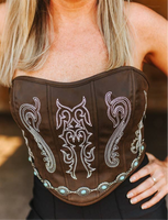 Jessie Concho Chain Corset