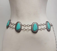 Turquoise Stone Chain Belt