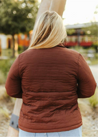 Codi Quilted Jacket • Brown