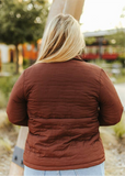 Codi Quilted Jacket • Brown