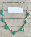 Triangle Cluster Necklace