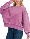 Oversized Plum Pullover