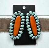 Something in The Orange Clay Earrings