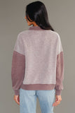 Mixed Media Quarter Zip Sweatshirt