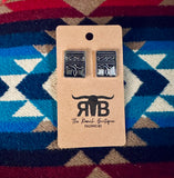 Boot Stitch Theme Earrings