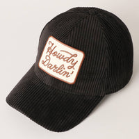 Howdy Darlin' Corduroy Cap
