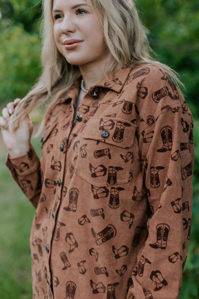 Boots Corduroy Shacket