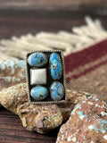 Golden Hills with White Adjustable Ring