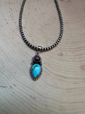 Purple Spiny + Sonoran Turquoise Pendant